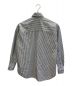 DIESEL (ディーゼル) Striped shirt with contrast embroidery ホワイト×ブラック サイズ:40：10000円