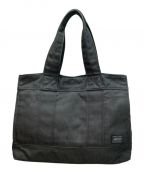 PORTERポーター）の古着「SMOKY  TOTE BAG(M)」｜ブラック