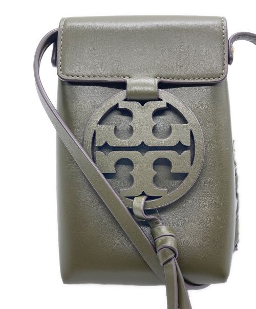 TORY BURCH（トリーバーチ）TORY BURCH (トリーバーチ) MILLER PHONE CROSSBODY カーキの古着・服飾アイテム