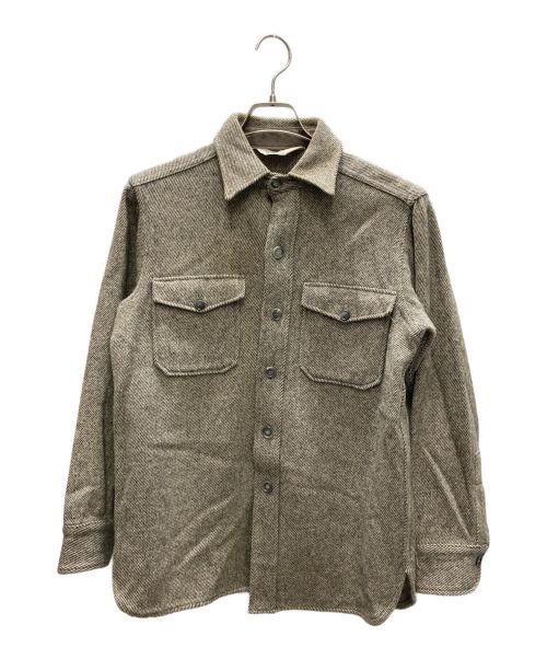 WOOLRICH（ウールリッチ）WOOLRICH (ウールリッチ) 70's ウールシャツ グレー サイズ:Mの古着・服飾アイテム