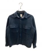 RHC Ron Hermanアールエイチシー ロンハーマン）の古着「Cotton Melton CPO Shirt」｜ブラック