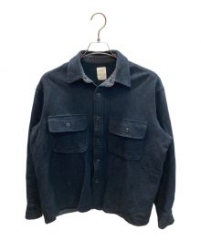 RHC Ron Herman（アールエイチシー ロンハーマン）の古着「Cotton Melton CPO Shirt」｜ブラック