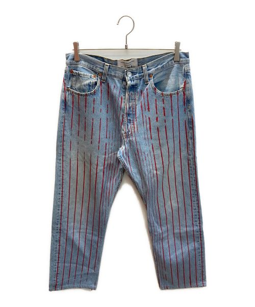 NOMA t.d.（ノーマティーディー）NOMA t.d. (ノーマティーディー) JOURNAL STANDARD relume (ジャーナルスタンダード レリューム) PAINT DENIM PANTS インディゴ サイズ:3の古着・服飾アイテム