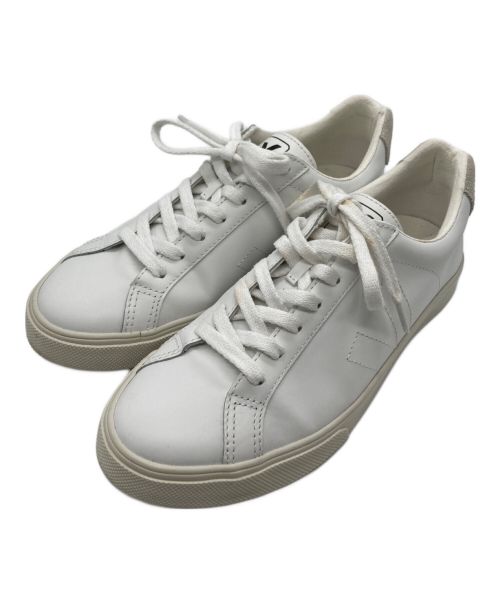 VEJA（ヴェジャ）VEJA (ヴェジャ) レザーローカットスニーカー ホワイト サイズ:25cmの古着・服飾アイテム