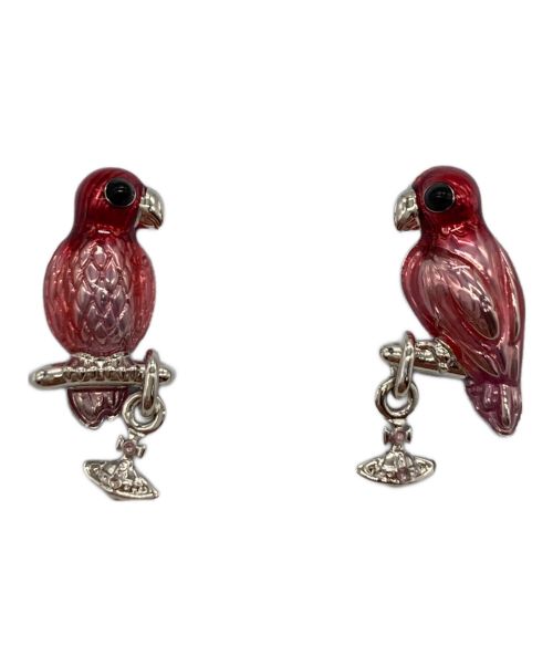 Vivienne Westwood（ヴィヴィアンウエストウッド）Vivienne Westwood (ヴィヴィアンウエストウッド) ALICIA EARRINGS レッドの古着・服飾アイテム