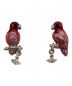 Vivienne Westwood（ヴィヴィアンウエストウッド）の古着「ALICIA EARRINGS」｜レッド