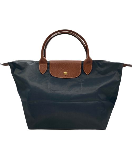 LONGCHAMP（ロンシャン）LONGCHAMP (ロンシャン) トートバッグS ノワール グレーの古着・服飾アイテム