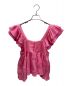 ANAAK (アナク) Astrid Ruffled Cotton-Muslin Top ショッキングピンク サイズ:SIZE 0：5000円