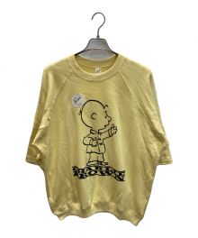 sports wear×PEANUTS×JOURNAL STANDARD relume（スポーツウェア×ピーナッツ×ジャーナルスタンダード レリューム）の古着「別注 HALF SLEEVE スウェット」｜イエロー