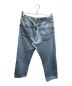 LEVI'S (リーバイス) MADE BY sunny side up (メイド バイ サニーサイドアップ) リメイクデニムパンツ インディゴ サイズ:FREE：4480円