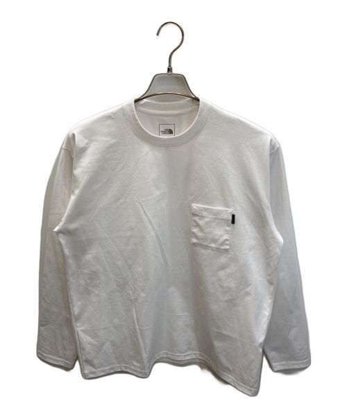 THE NORTH FACE（ザ ノース フェイス）THE NORTH FACE (ザ ノース フェイス) L/S Airy Relax Tee ホワイト サイズ:Lの古着・服飾アイテム