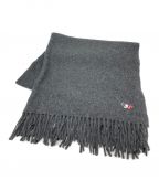 maison kitsuneメゾンキツネ）の古着「WOOL SCARF」｜グレー