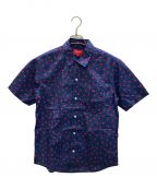 SUPREMEシュプリーム）の古着「Polka Dot S/S Shirt」｜ネイビー