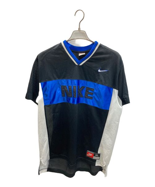 NIKE（ナイキ）NIKE (ナイキ) ゲームシャツ ブルー×ブラック サイズ:SIZE XLの古着・服飾アイテム