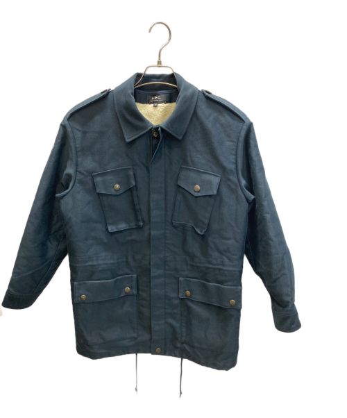 A.P.C.（アーペーセー）A.P.C. (アーペーセー) ライナー付コート ネイビー サイズ:SIZE Sの古着・服飾アイテム