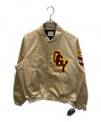 Quigleyキグリー）の古着「COTTON VARSITY JACKET」｜ベージュ