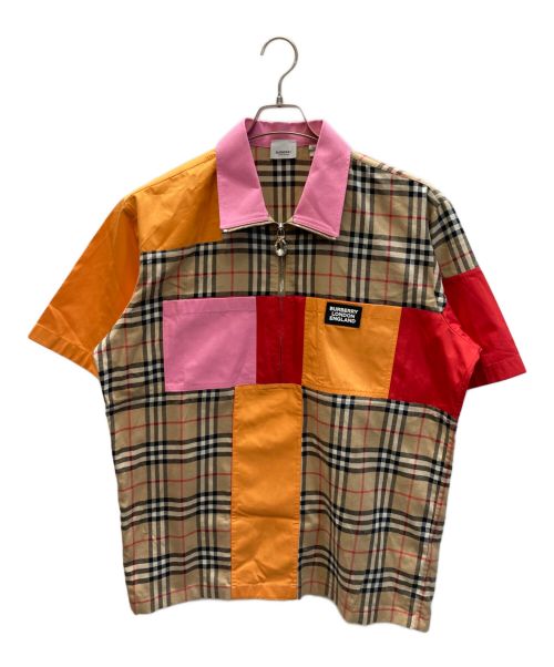 BURBERRY（バーバリー）BURBERRY (バーバリー) Colorblock Vintage Check Short-sleeve マルチカラー サイズ:Mの古着・服飾アイテム