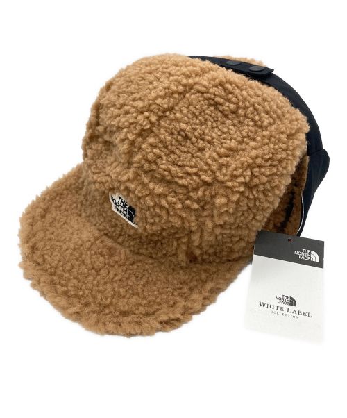 THE NORTH FACE WHITE LABEL（ザノースフェイスホワイトレーベル）THE NORTH FACE WHITE LABEL (ザノースフェイスホワイトレーベル) REVERSIBLE EARMUFF CAP ブラック×ブラウン 未使用品の古着・服飾アイテム