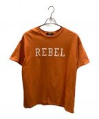 UNDERCOVER jun takahashi×GILDANアンダーカバー ジュン タカハシ×ギルダン）の古着「REBELTシャツ」｜オレンジ