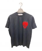 J.W.ANDERSON×POL ANGLADAジェイダブリューアンダーソン×）の古着「EMBROIDERED FACE JWA T-SHIRT」｜ブラック