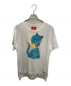 Vivienne Westwood RED LABELヴィヴィアンウエストウッドレッドレーベル）の古着「SPOTTY CAT TEE」｜ホワイト