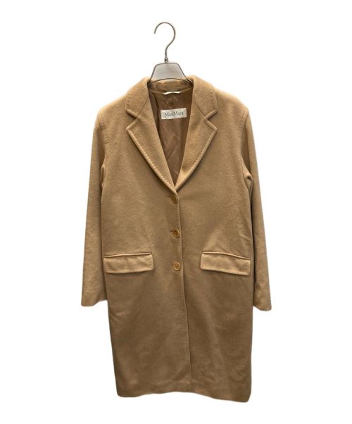 MaxMara（マックスマーラ）MaxMara (マックスマーラ) キャメルロングコート ベージュ サイズ:SIZE 40の古着・服飾アイテム