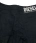 中古・古着 DIESEL (ディーゼル) コットンポプリン ペプラムスカート ブラック サイズ:26：5000円