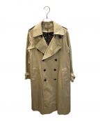 beautiful peopleビューティフルピープル）の古着「ultimate pima twill maxilong trench coat」｜ベージュ