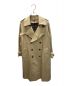 beautiful people（ビューティフルピープル）の古着「ultimate pima twill maxilong trench coat」｜ベージュ