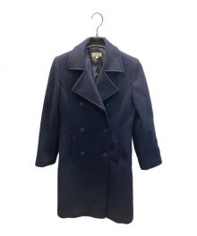 BROOKS BROTHERS 346（ブルックスブラザーズ 346）の古着「アンゴラ混コート」｜ネイビー