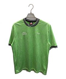 SUPREME×UMBRO（シュプリーム×アンブロ）の古着「Jacquard Animal Print Soccer Jersey」｜グリーン