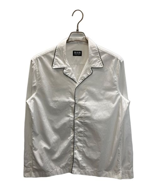 GIORGIO ARMANI（ジョルジョアルマーニ）GIORGIO ARMANI (ジョルジョアルマーニ) コットンオープンカラーシャツ ホワイト サイズ:SIZE 39の古着・服飾アイテム