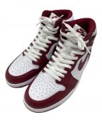 NIKEナイキ）の古着「AIR JORDAN 1 RETRO HIGH OG」｜ボルドー×ホワイト