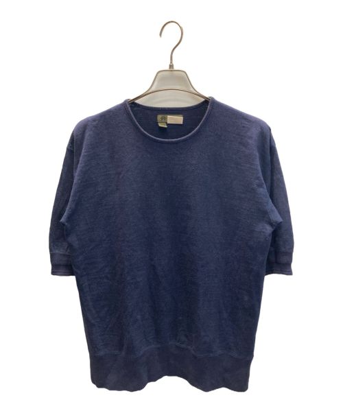 NIGEL CABOURN（ナイジェルケーボン）NIGEL CABOURN (ナイジェルケーボン) CC22 CREW NECK SHIRT ネイビー サイズ:SIZE 48の古着・服飾アイテム