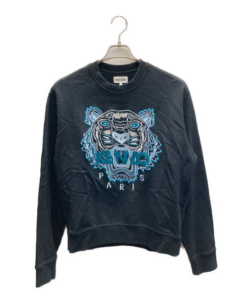 KENZO（ケンゾー）KENZO (ケンゾー) クラシックタイガースウェットトレーナー ブラック サイズ:Mの古着・服飾アイテム