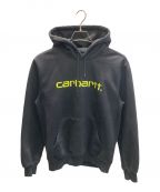 Carhartt WIPカーハート）の古着「HOODED CARHARTT SWEAT」｜ブラック