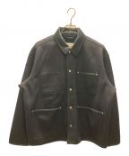 Traditional Weatherwearトラディショナルウェザーウェア）の古着「UNIONWEAR WORK JACKET 002」｜ブラック