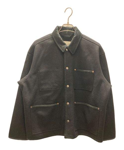 Traditional Weatherwear（トラディショナルウェザーウェア）Traditional Weatherwear (トラディショナルウェザーウェア) UNIONWEAR WORK JACKET 002 ブラック サイズ:.38の古着・服飾アイテム