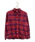 uniform experiment（ユニフォームエクスペリメント）の古着「STAR FLANNEL CHECK BIG B.D SHIRT」｜レッド×ネイビー