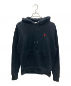 AMI Alexandre Mattiussiアミ アレクサンドル マテュッシ）の古着「SMALL ADC HOODIE」｜ブラック