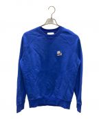 maison kitsuneメゾンキツネ）の古着「Dressed Fox Patch Classic Sweatshirt」｜ブルー