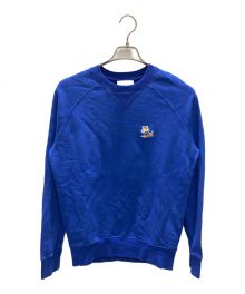 maison kitsune（メゾンキツネ）の古着「Dressed Fox Patch Classic Sweatshirt」｜ブルー