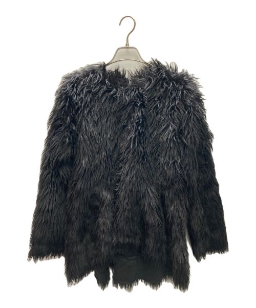 COMME des GARCONS（コムデギャルソン）COMME des GARCONS (コムデギャルソン) Faux Fur Blouse ブラック サイズ:Mの古着・服飾アイテム