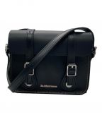 Dr.Martensドクターマーチン）の古着「7インチ Leather Satchel Bag」｜ブラック