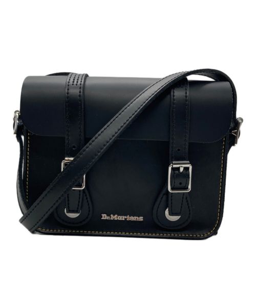 Dr.Martens（ドクターマーチン）Dr.Martens (ドクターマーチン) 7インチ Leather Satchel Bag ブラックの古着・服飾アイテム