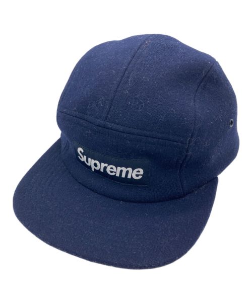 SUPREME（シュプリーム）SUPREME (シュプリーム) CAMP CAP ネイビーの古着・服飾アイテム