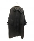 CLELクレイル）の古着「Tech Melton Loose Soutien Collar Coat」｜グレー