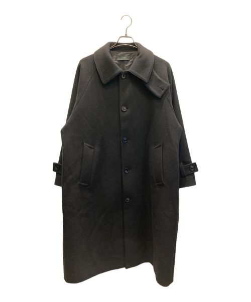 CLEL（クレイル）CLEL (クレイル) Tech Melton Loose Soutien Collar Coat グレー サイズ:Sの古着・服飾アイテム