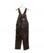 CarHarttカーハート）の古着「DUCK BIB OVERALL」｜ブラウン