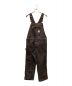 CarHartt（カーハート）の古着「DUCK BIB OVERALL」｜ブラウン